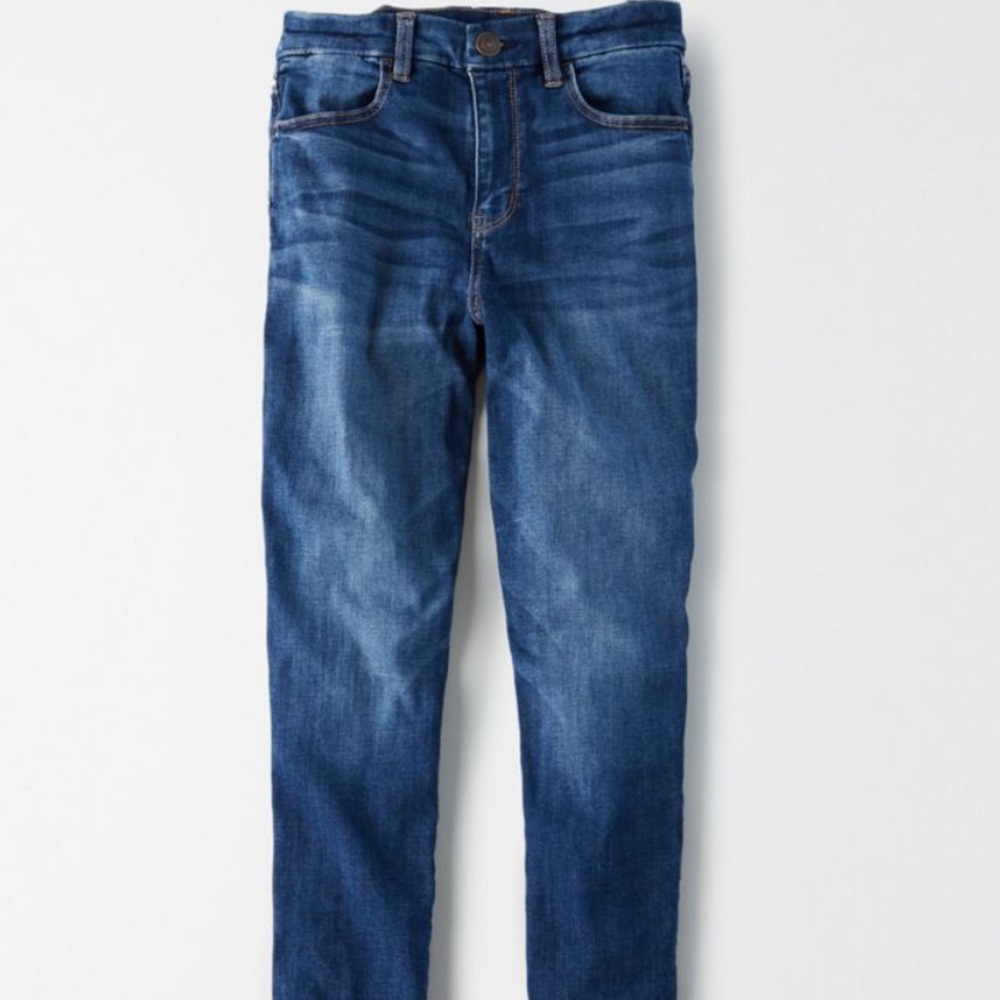 NWOT American Eagle curvy classic blue jeans - Picture 4 of 7